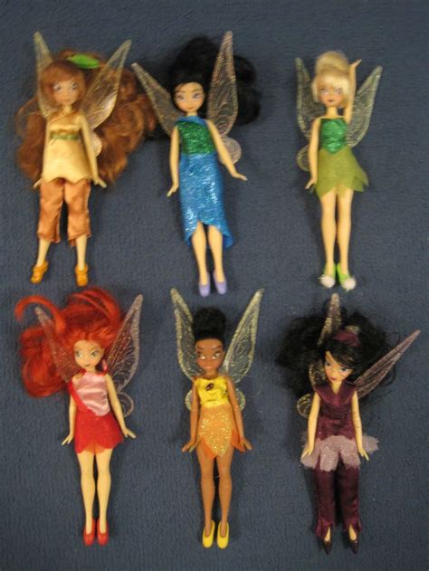 Rare Disney Store Tinker Bell And The Great Fairy Rescue 6 Fairies Dolls Set Vgc Ebay Fairy