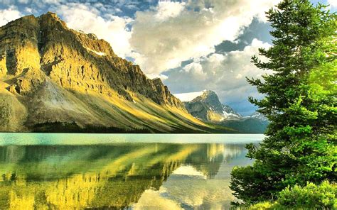 Amazing Nature Landscape Mirror Water Lake
