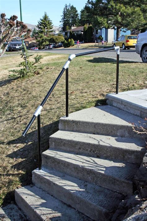 Depending on where you build the stairs, you may need to install stair railings to remain compliant with building codes. Pin by Sheila McLaughlin on DIY (With images) | Concrete ...