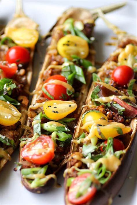 Entertaining a house full of vegetarian friends and loved ones is a great joy. 23 Delish Vegan Eggplant Recipes for Dinner (Plant-based ...