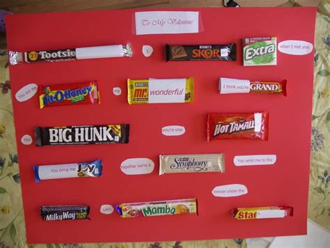Candy Bar Poster Valentine Lots Of Variations With This Idea Candy