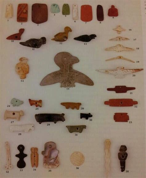 effigy pendants various southwest ancient native american cultures native american tools