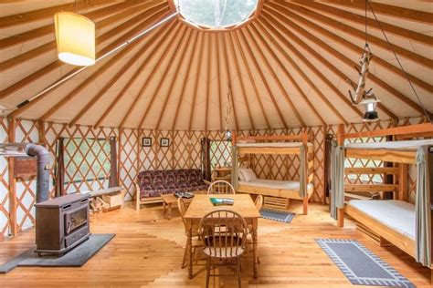 Best Yurts In Maine Updated Yurt Home Yurt Living Yurt Interior