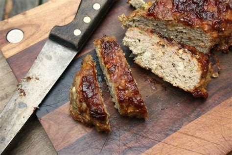 This is the best turkey meatloaf we've ever tasted. turkey meatloaf with spiced apple barbecue sauce | Turkey meatloaf, Spiced apples, Meatloaf