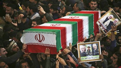 Qasem Soleimanis Body Arrives For Burial In Southeast Iran