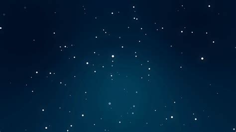 Animated Dark Blue Night Sky Background With Sparkling