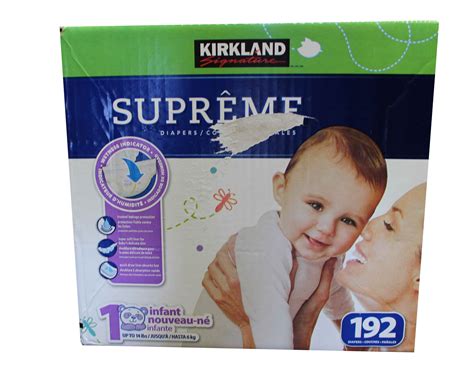 Kirkland Signature Supreme Diapers Size 1 192 Ct SEALED Walmart