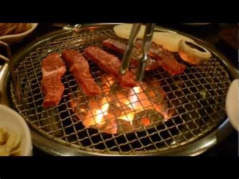 Charcoal bbq grills obviously can get really hot, but require preparation beforehand to heat up the charcoal, and most importantly they cannot be used indoor. Korean BBQ - Firebrand© BBQ Charcoal - YouTube