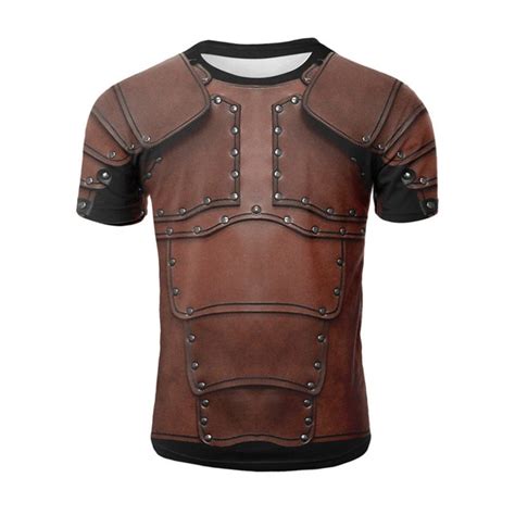 Yelite Body Armor Warrior Armor 3d T Shirt Men Tshirt Print T Shirt