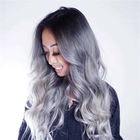 Silver Ombre Grey Ombre Hair Is The New Blonde Color The Number Of