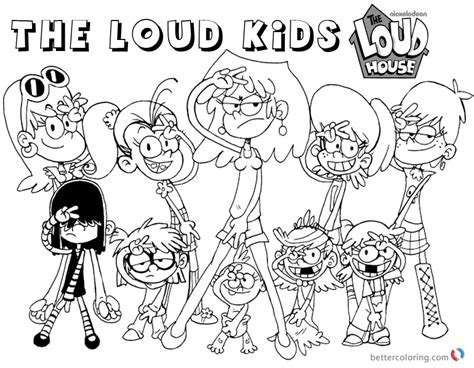 Maybe you would like to learn more about one of these? Loud House Coloring Pages Characters - Free Printable ...