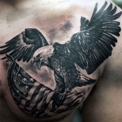 The service charge of tattoo artists varies from place to place. 14+ Best Bald Eagle With American Flag Tattoo Designs ...