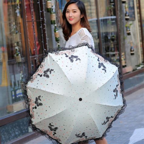 New Girl Umbrellas Women Rain Butterfly Fairy Umbrella Modern Fashion