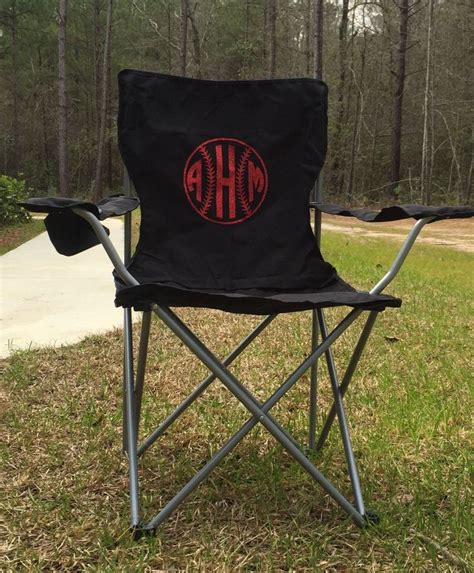 Monogrammed Chair Camp Chair Softball Baseball Groomsman Ts