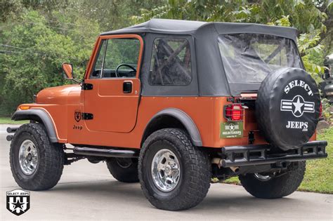 Used 1986 Jeep Cj 7 For Sale 22995 Select Jeeps Inc Stock 025291