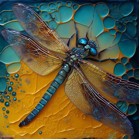 Dragonfly Paintings Acrylic