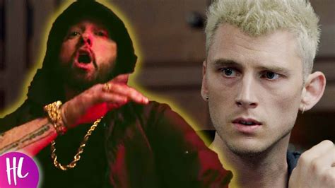 Eminem is without a doubt the most successful white hip hop artist of all time. Eminem Slams Machine Gun Kelly After Refusing To Perform KillShot | Hollywoodlife | iLook