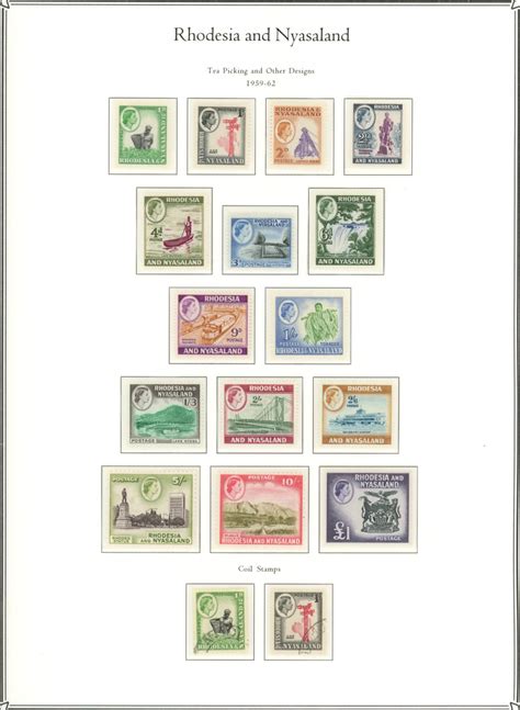 The Federation Of Rhodesia And Nyasaland 1953 1963 The Stamp Forum Tsf