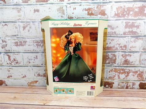 1991 Happy Holidays Barbie Doll Special Edition Mattel 1871 Etsy
