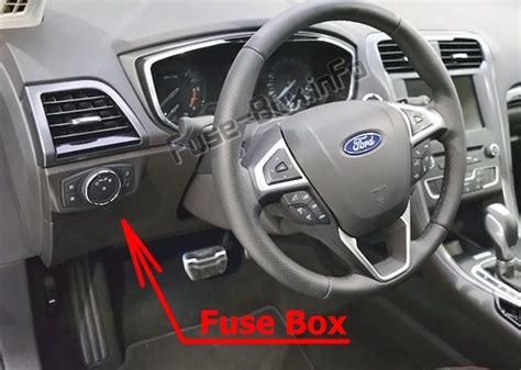 แผนภาพฟิวส์และรีเลย์ Ford Mondeo Mk5 2015 2019 แผนผังกล่องฟิวส์