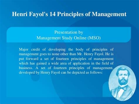 Henri Fayols 14 Principles Of Management