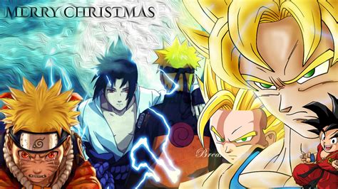 Who'll win the battle between dbz vs naruto? Merry Christmas - Dragon Ball Z | Naruto by Nurbz4D on ...