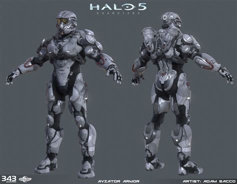 Adam Sacco Halo5 Aviator Armor2 1920×1497 Halo Armor Halo