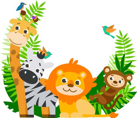 Download Transparent Jungle Animals Png Transparent Jungle Animals