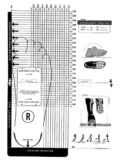 Printable Womens Shoe Size Chart