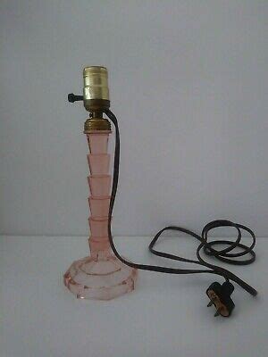 Check out our pink glass lamp selection for the very best in unique or custom, handmade pieces from our lamps shops. Pink depression glass ribbed table lamp-Super rare! | eBay