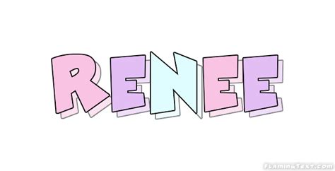 Renee Logo Free Name Design Tool From Flaming Text