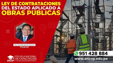 Curso Ley De Contrataciones Del Estado Aplicado A Obras PÚblicas