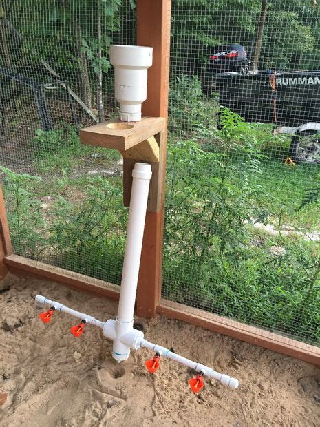 • abreuvoir en pvc de haute qualité. DIY PVC Chicken Watering System Tutorial