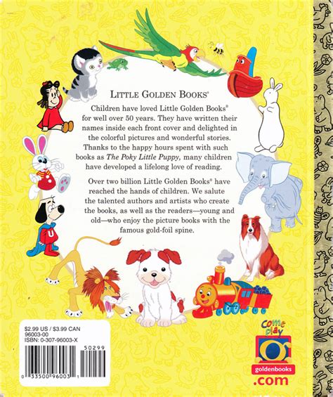 The poky little puppy, tootle, the saggy baggy elephant, tawny scrawny lion, and scuffy the tugboat. Ronn's Big Pile of Stuff: Little Golden Book Monday #136