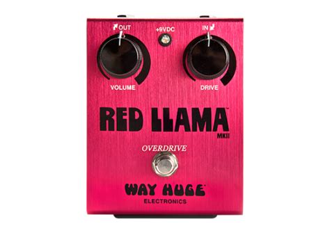 Dunlop - Red Llama Overdrive | Guitar effects pedals ...