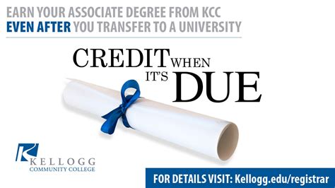 Earn Your Associate Degree From Kcc Even After You Transfer Kcc Daily