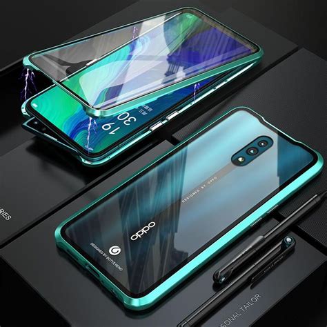 Oppo Reno Magnetic Double Side Tempered Glass Bumper Case Cover Shop