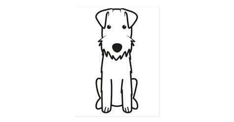 Lakeland Terrier Dog Cartoon Postcard