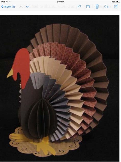 Paper Turkey Fall Decorating Projects Thanksgiving Diy Paper Crafts