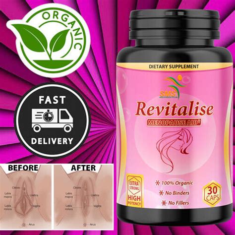 Organic Womens Revitalise Femile Rejuvenation Capsules Non Gmo