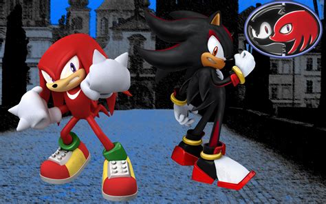 Shadow And Knuckles By Megared On Deviantart