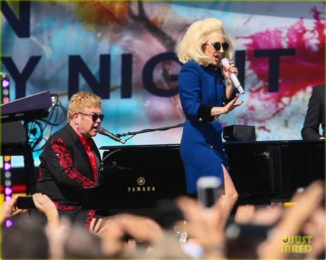 Lady Gaga Performs With Elton John At Surprise Concert Video Photo 3590698 Elton John Lady