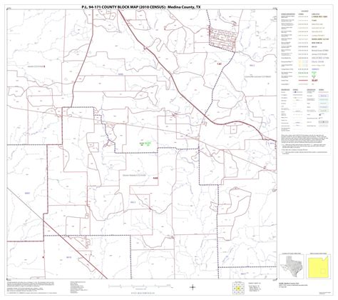 Pl 94 171 County Block Map 2010 Census Medina County Block 19
