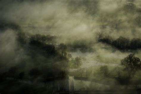 Cloud Dark Fog Forest Haze Lake Landscape Light Free Stock