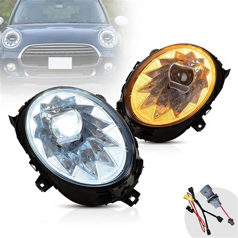 Vland Led Headlights For Bmw Mini Cooper F56 2014 2018 Drl With Animat