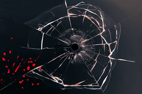 Glass Bullet Hole Wallpaperhd Others Wallpapers4k Wallpapersimages