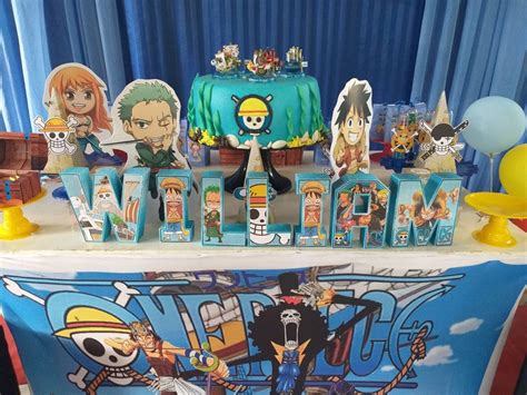 Pin De William Sousa Em Decoração De Aniversário One Piece Festa