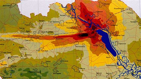 postranní místní Vládnout chernobyl disaster map of radiation střih