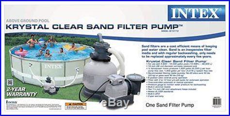 Intex Krystal Clear Gph Above Ground Swimming Pool Sand Filter
