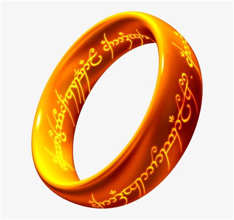 Lord Of The Rings The One Ring Size L Transparent Png 600x693 Free